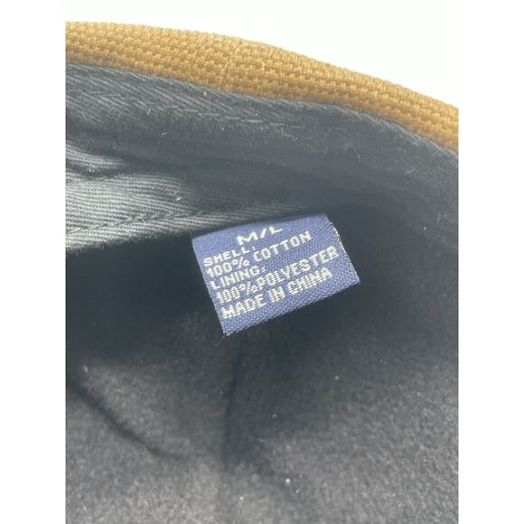 Light‎ Brown Duluth Trading Company Hat Embroidered Logo Adjustable Felt Lined - Picture 8 of 9